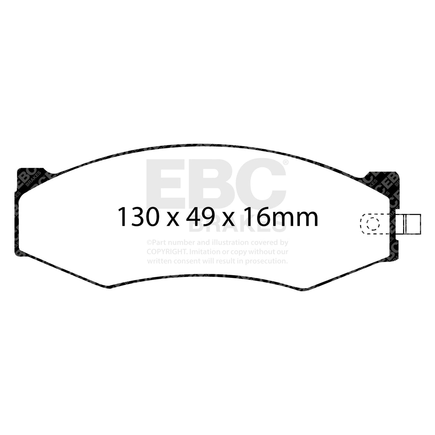 EBC Brakes Pad and Disc Kit (PDKF1466)