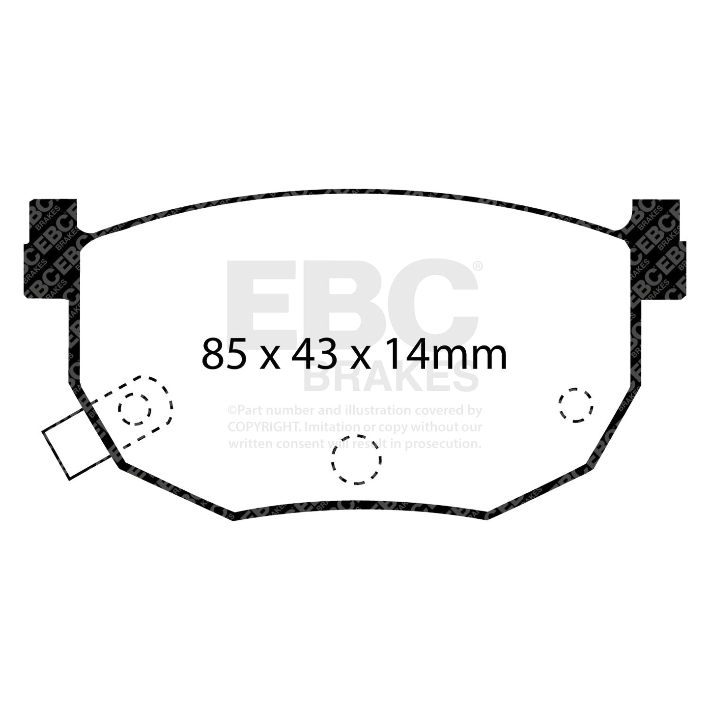 EBC Brakes Pad and Disc Kit (PD07KR154)