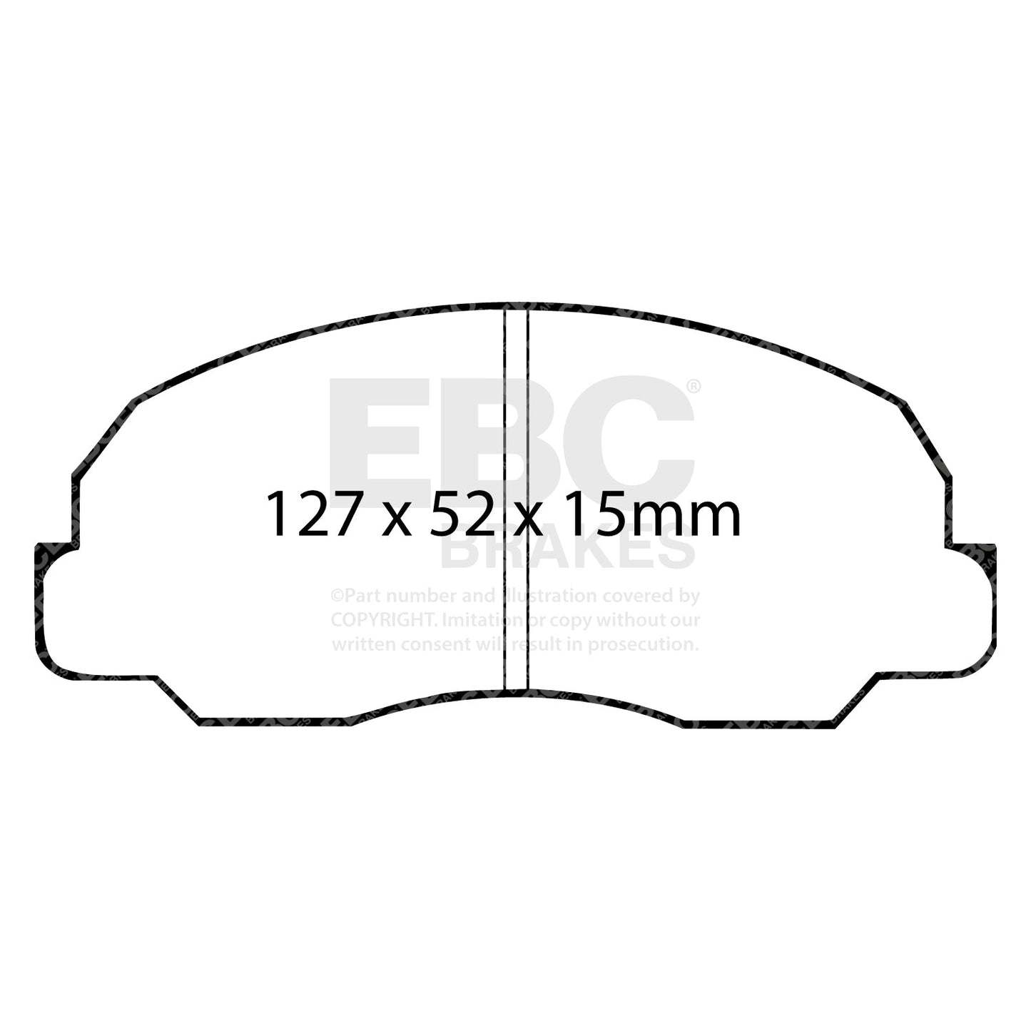 EBC Brakes Pad and Disc Kit (PDKF580)