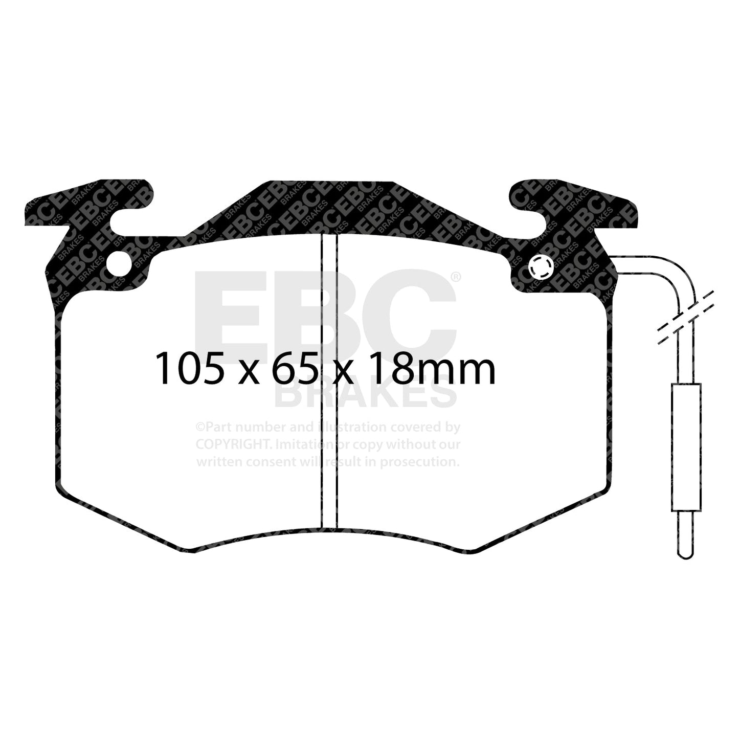 EBC Brakes Pad  and  Disc Kit (PD01KF1205)
