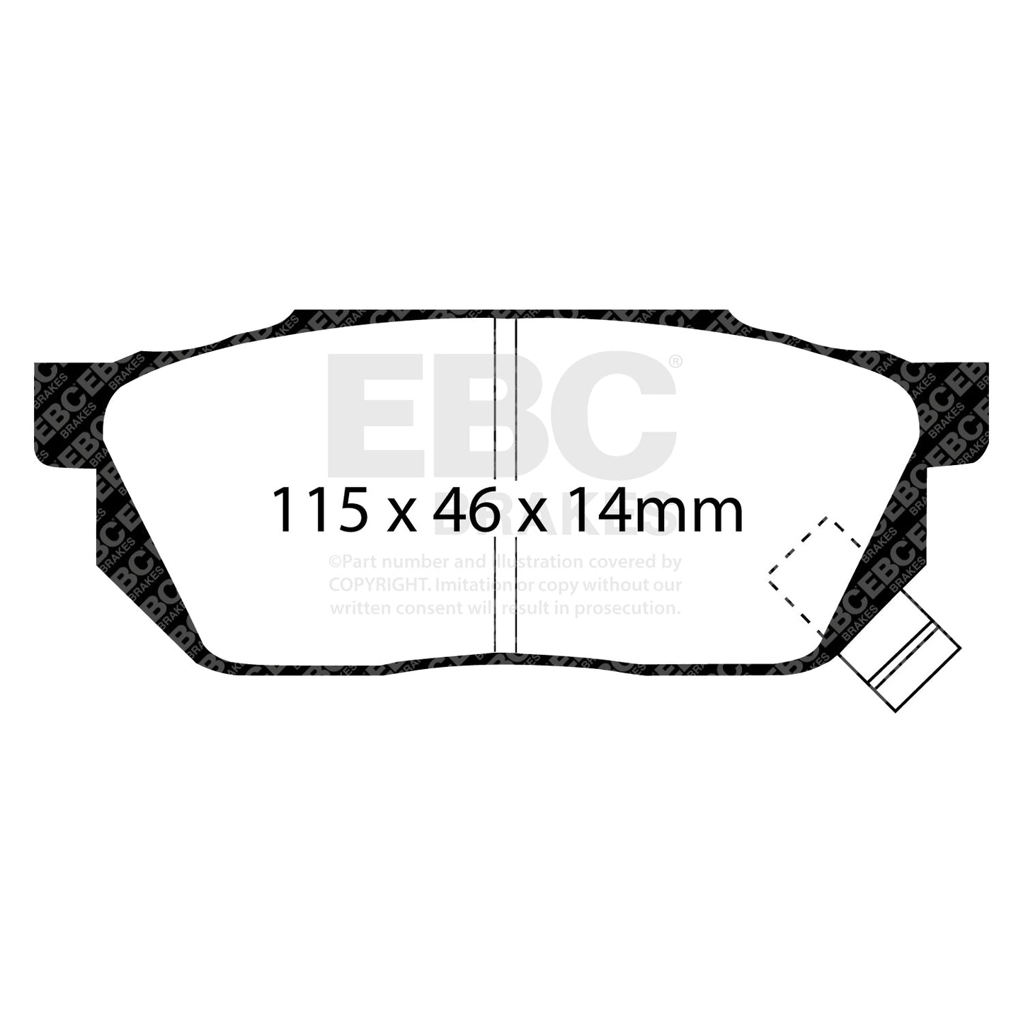 EBC Brakes Pad  and  Disc Kit (PD01KF637)