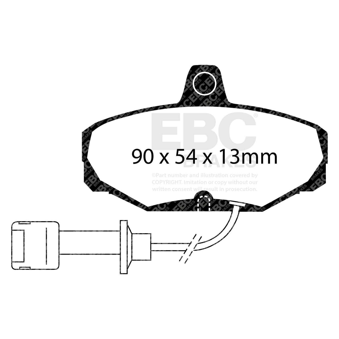EBC Brakes Pad and Disc Kit (PDKR353)