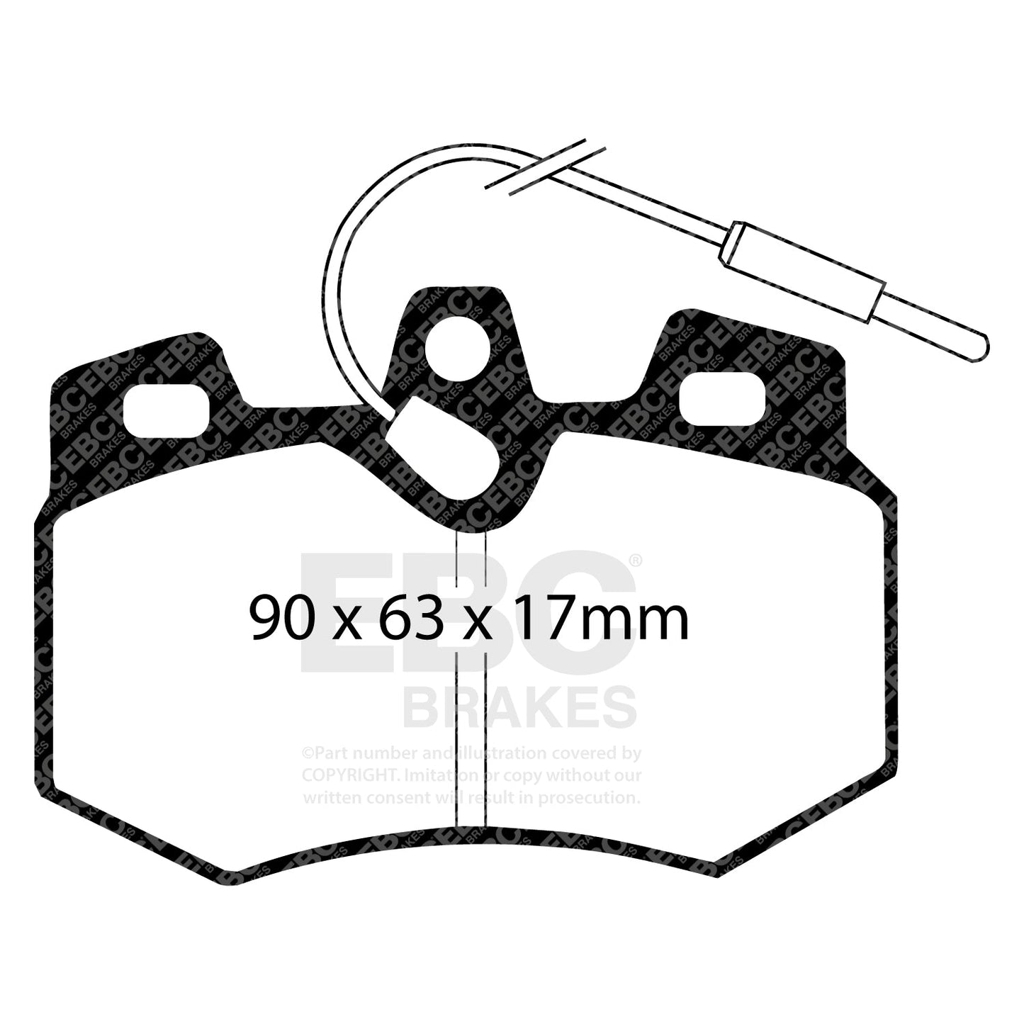EBC Brakes Pad and Disc Kit (PDKF440)