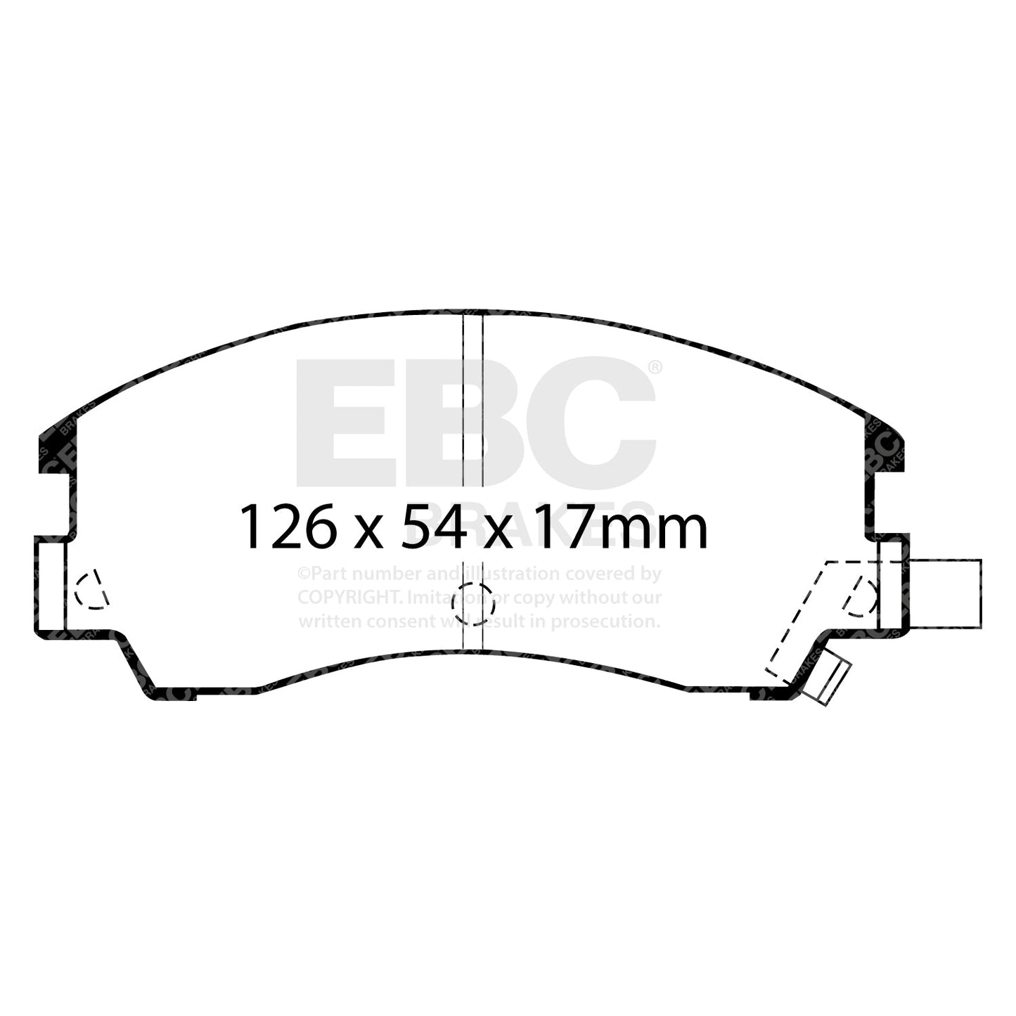 EBC Brakes Pad and Disc Kit (PDKF1842)