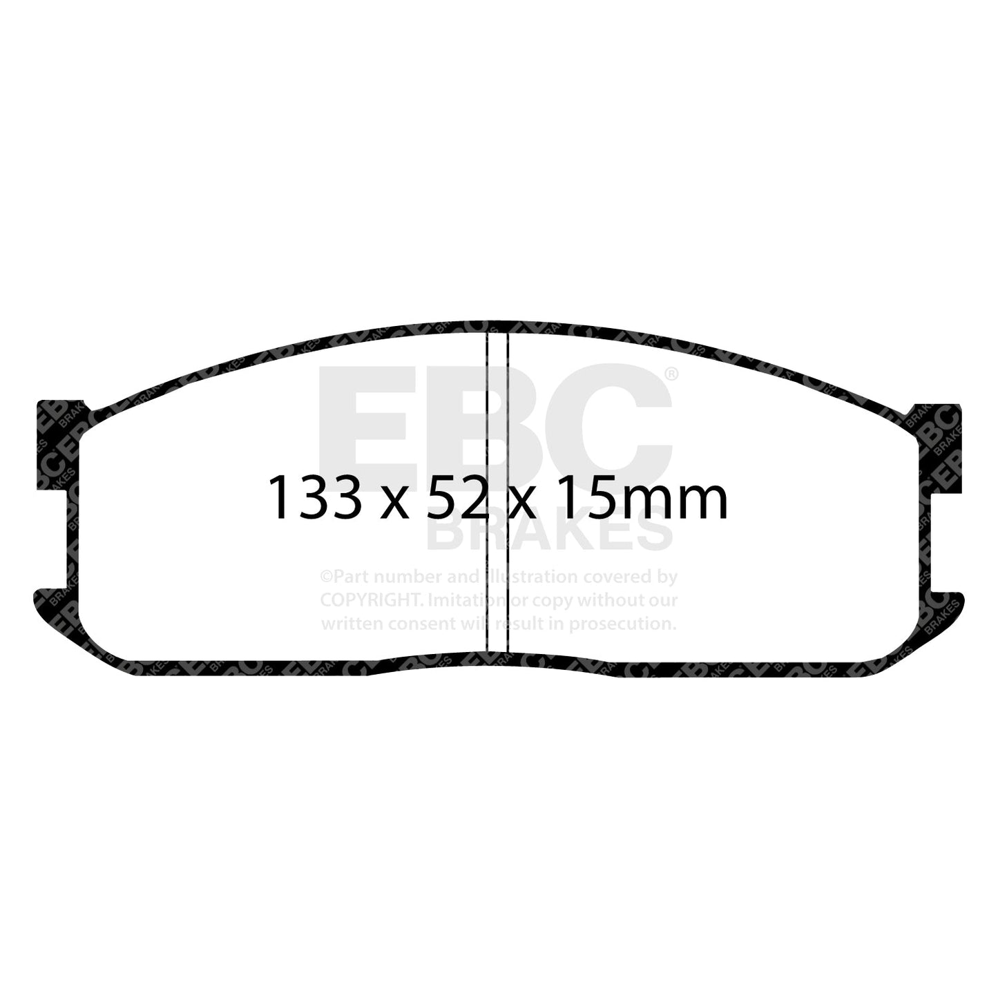 EBC Ultimax OE Replacement Brake Pad Set (DP599)
