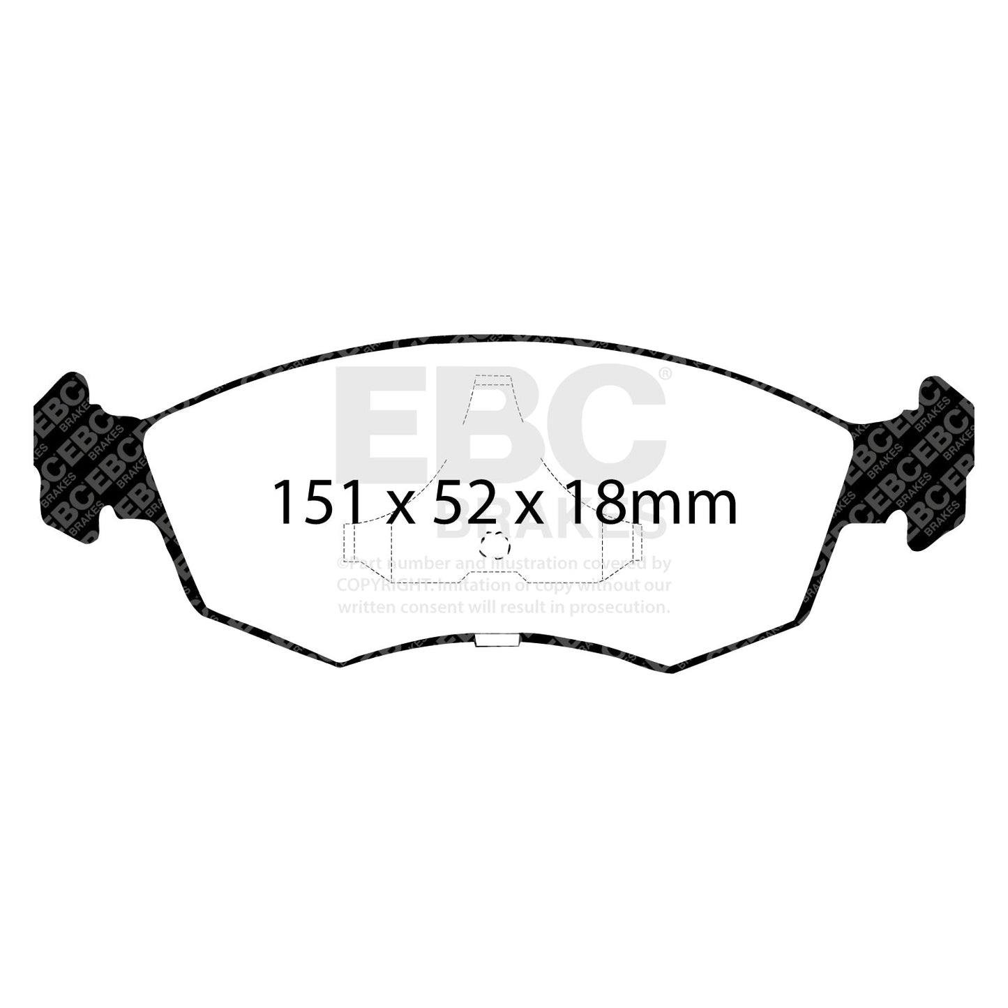 EBC Brakes Pad and Disc Kit (PD03KF521)