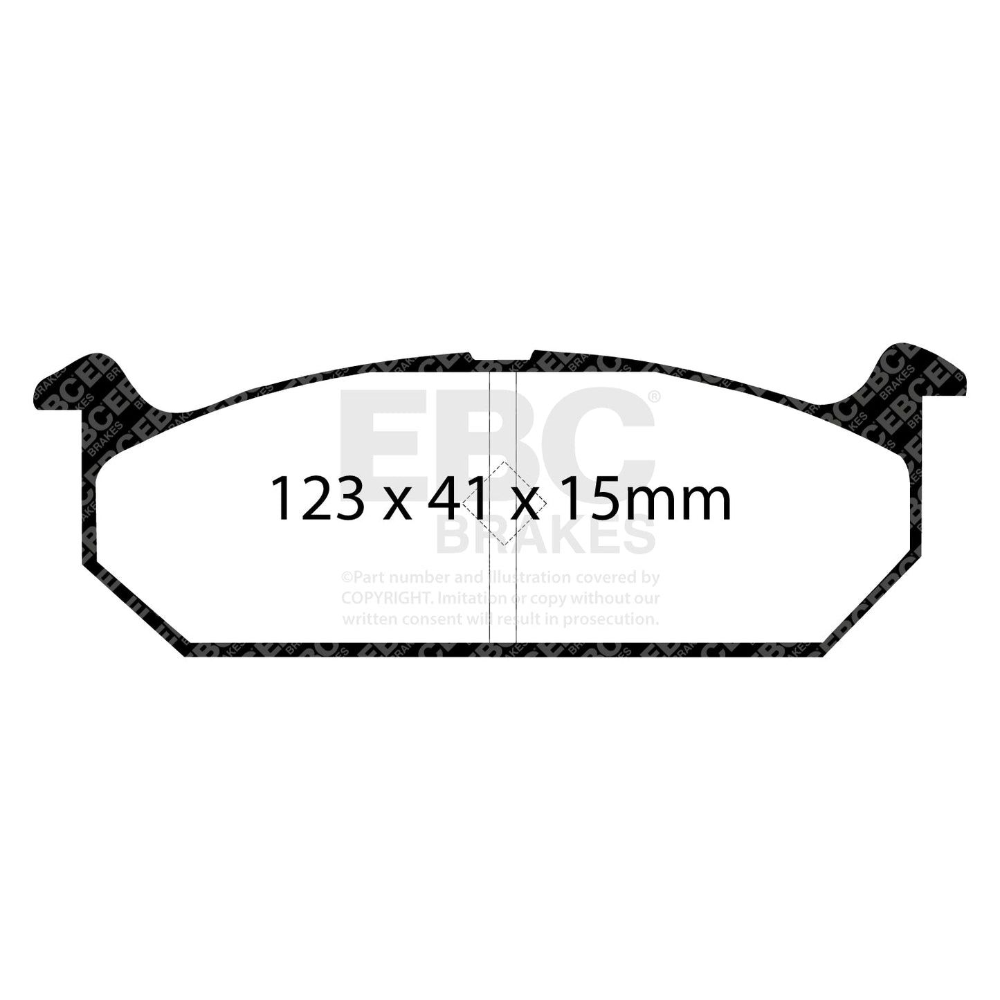 EBC Ultimax OE Replacement Brake Pad Set (DP613)