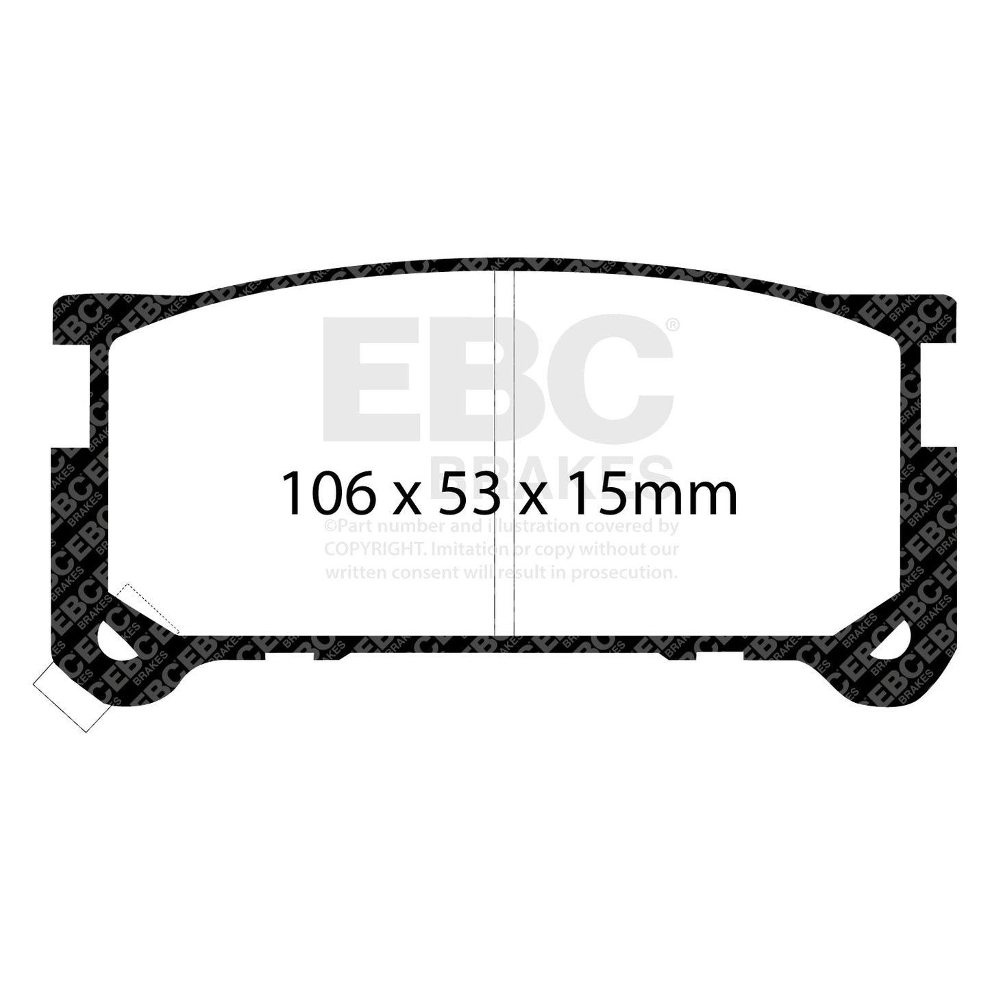 EBC Brakes Ultimax Pad and Plain Disc kit (PDKF1840)