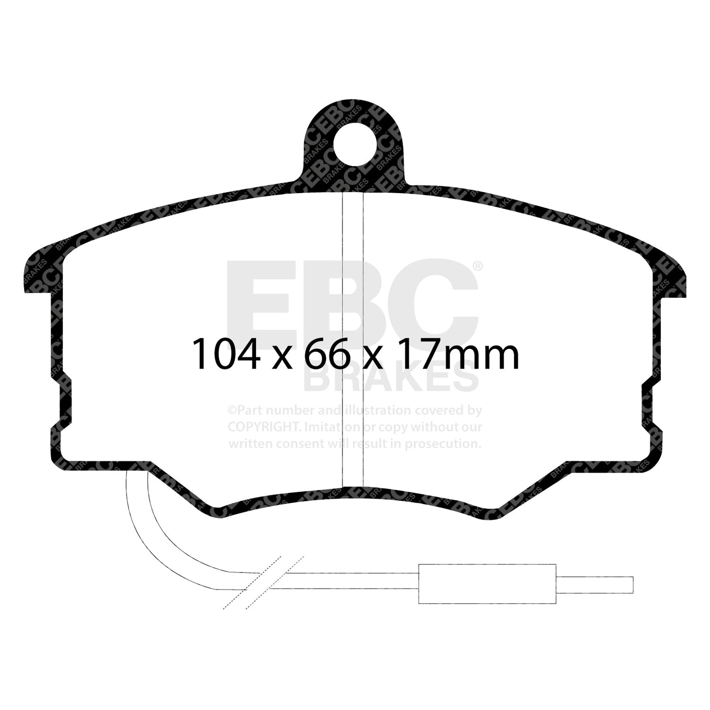 EBC Brakes Pad and Disc Kit (PDKF631)