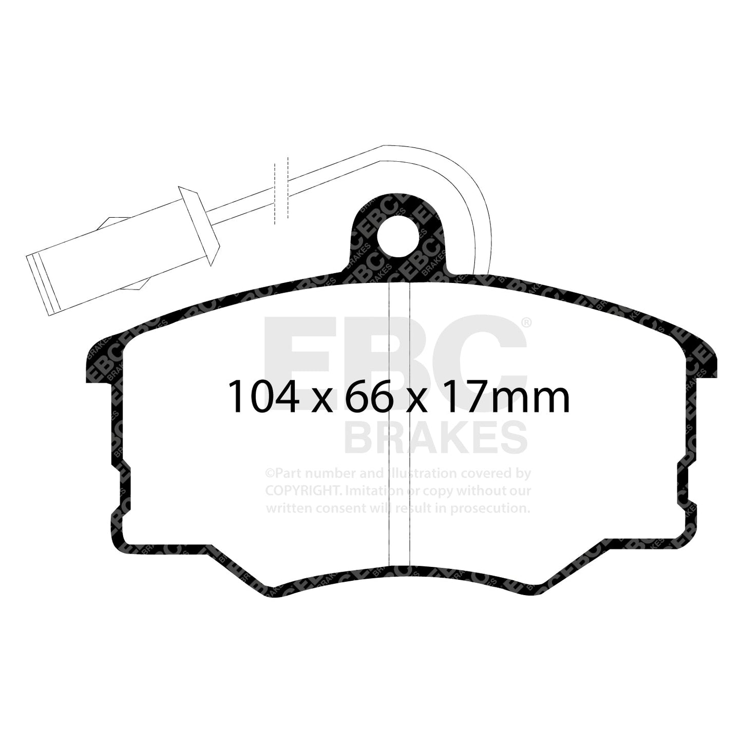 EBC Brakes Pad and Disc Full vehicle Kit (PD40K049)