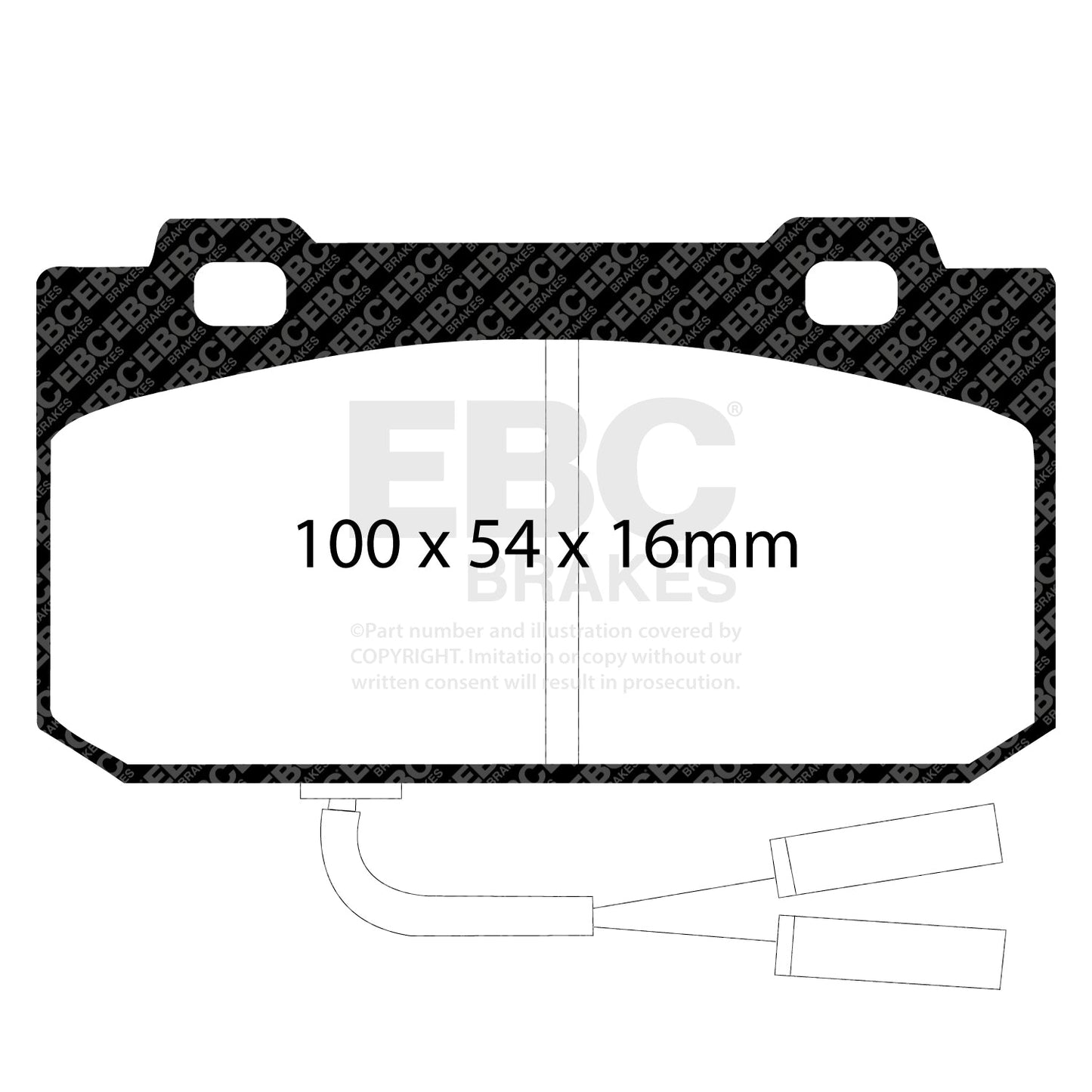 EBC Ultimax OE Replacement Brake Pad Set (DP625)