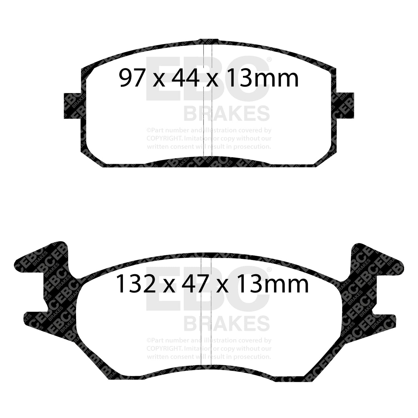 EBC Brakes Pad and Disc Kit (PDKF2012)