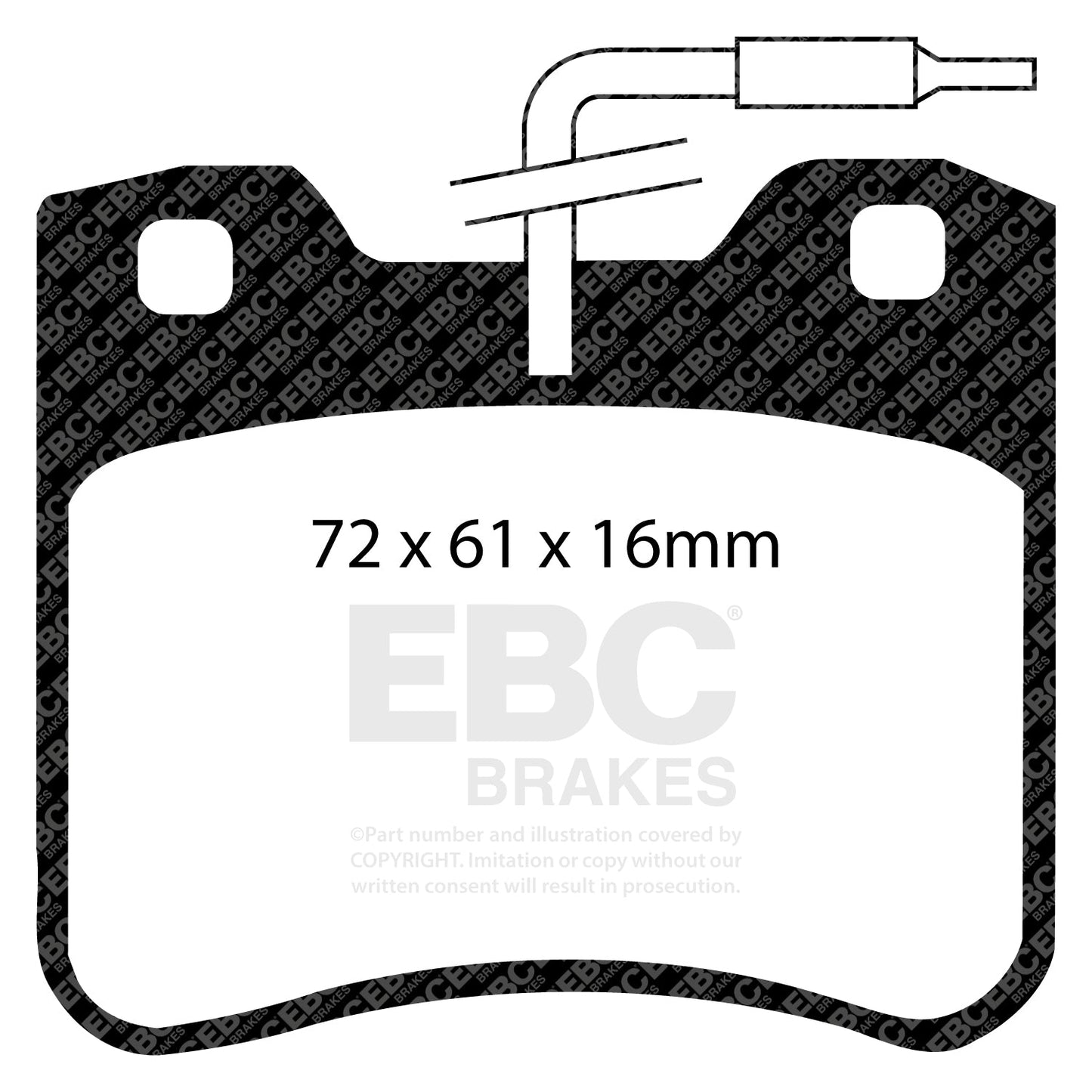 EBC Brakes Ultimax Pad and Plain Disc kit (PDKF465)