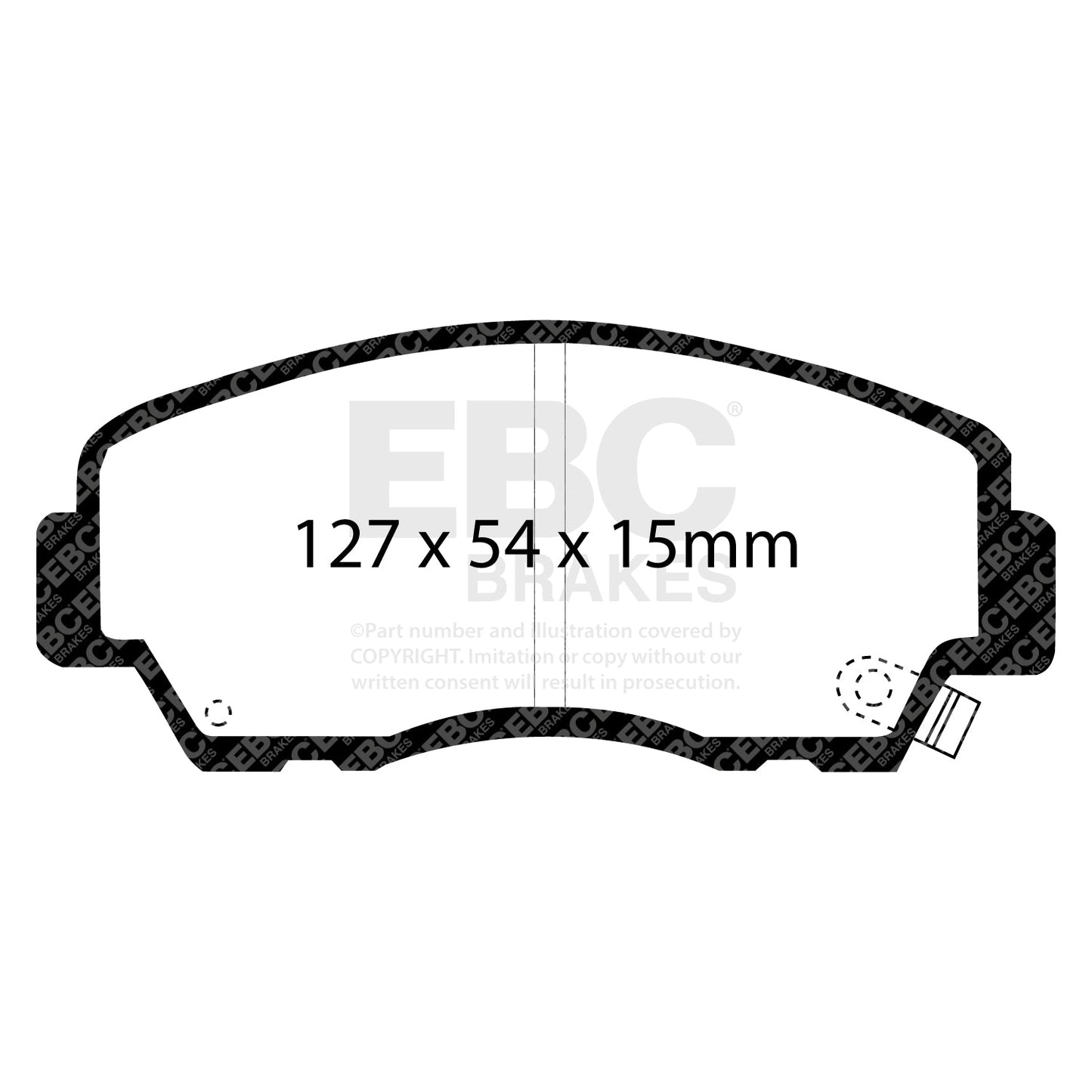 EBC Ultimax OE Replacement Brake Pad Set (DP657)