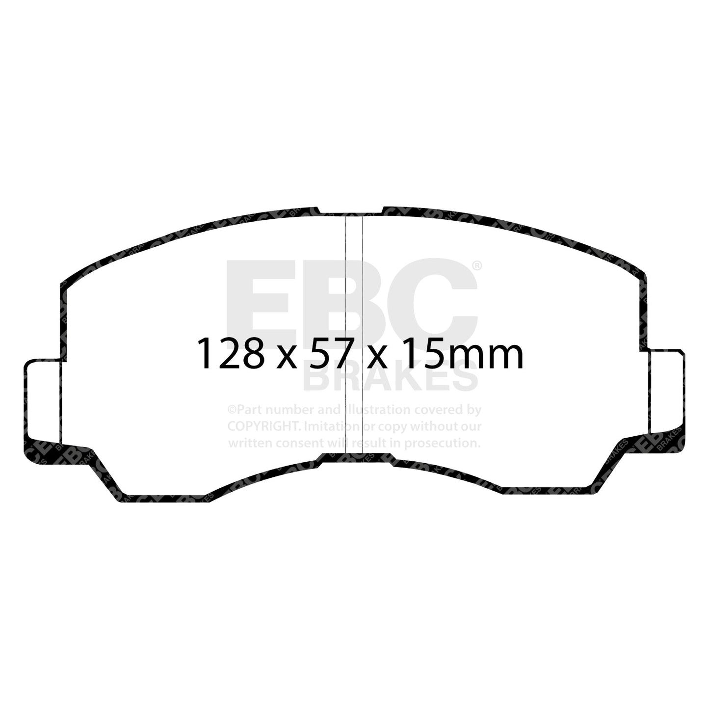 EBC Brakes Pad and Disc Kit (PDKF1358)