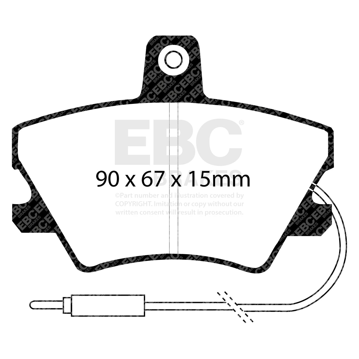 EBC Brakes Pad and Disc Kit (PDKF1700)