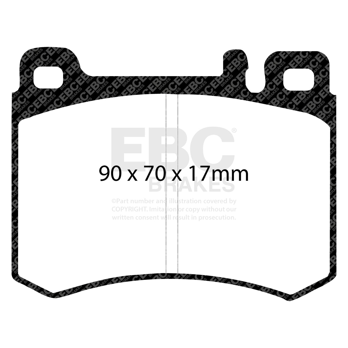 EBC Brakes Pad and Disc Kit (PDKF1268)