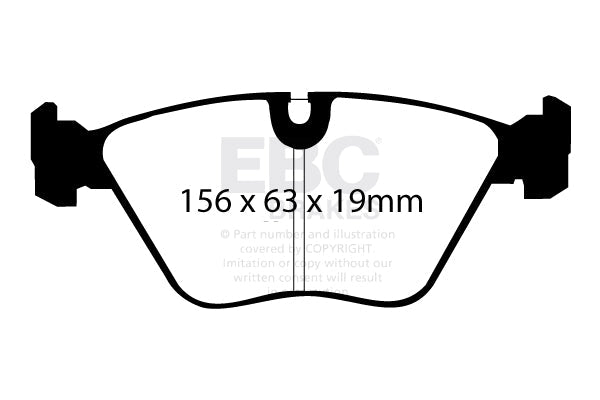 EBC Brakes RPX Racing Pad (DP8689RPX) Front