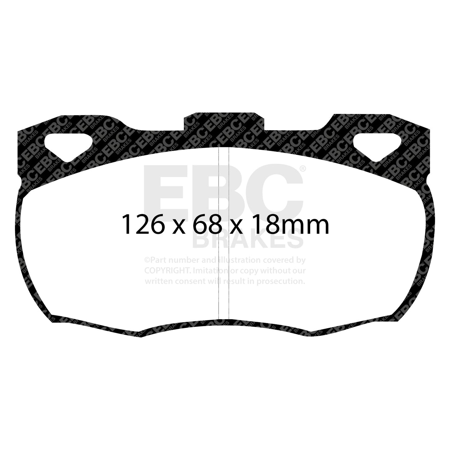 EBC Brakes Pad and Disc Kit (PD03KF632)