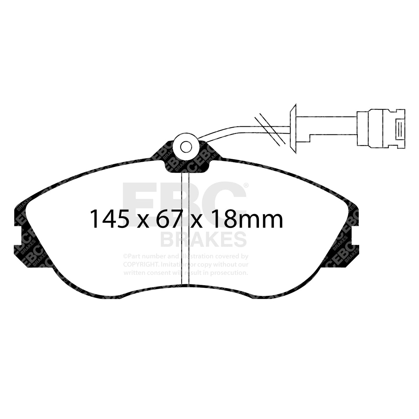 EBC Brakes Pad and Disc Kit (PD12KF017)