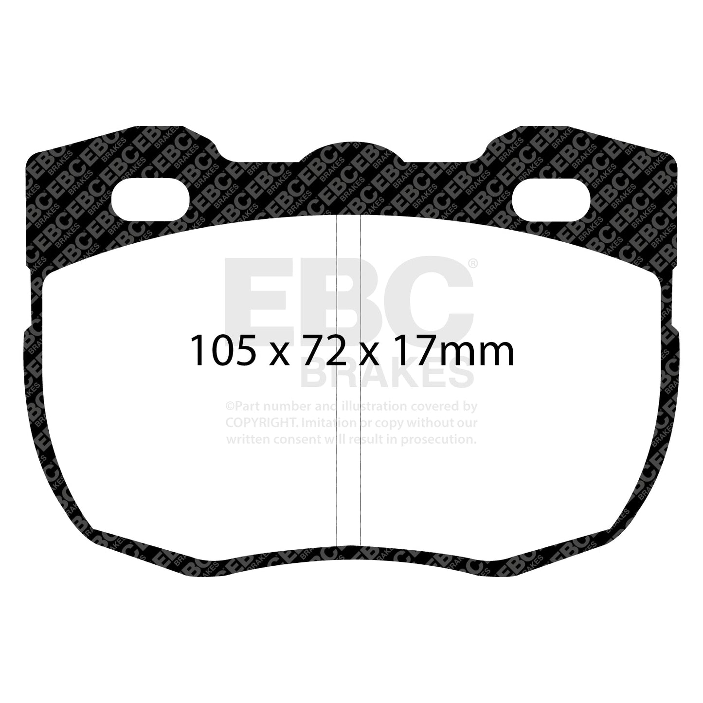 EBC Ultimax OE Replacement Brake Pad Set (DP713)