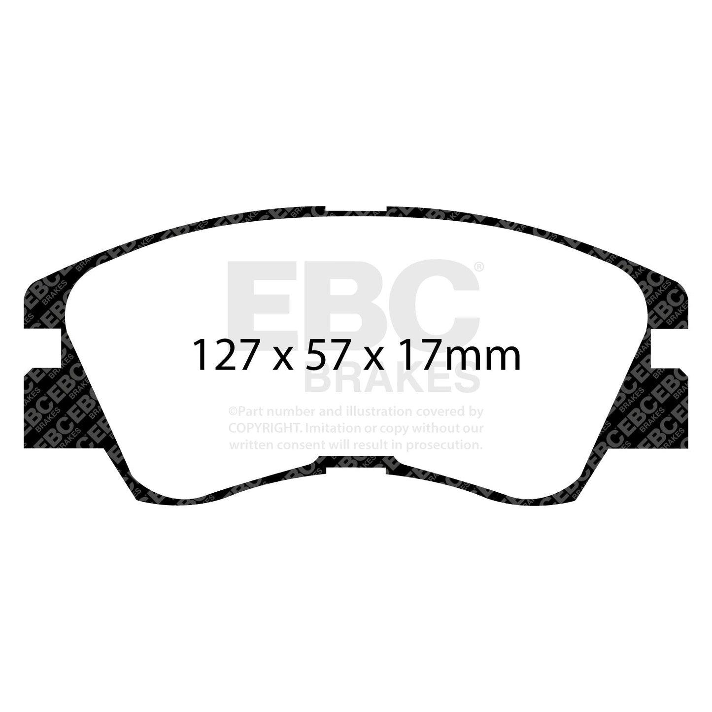 EBC Brakes Pad  and  Disc Kit (PD01KF1044)