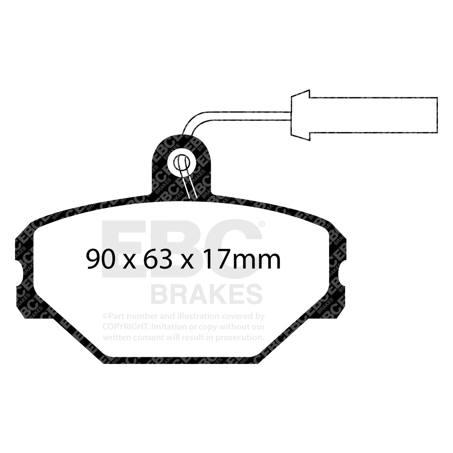 EBC Brakes Pad and Disc Kit (PDKF662)