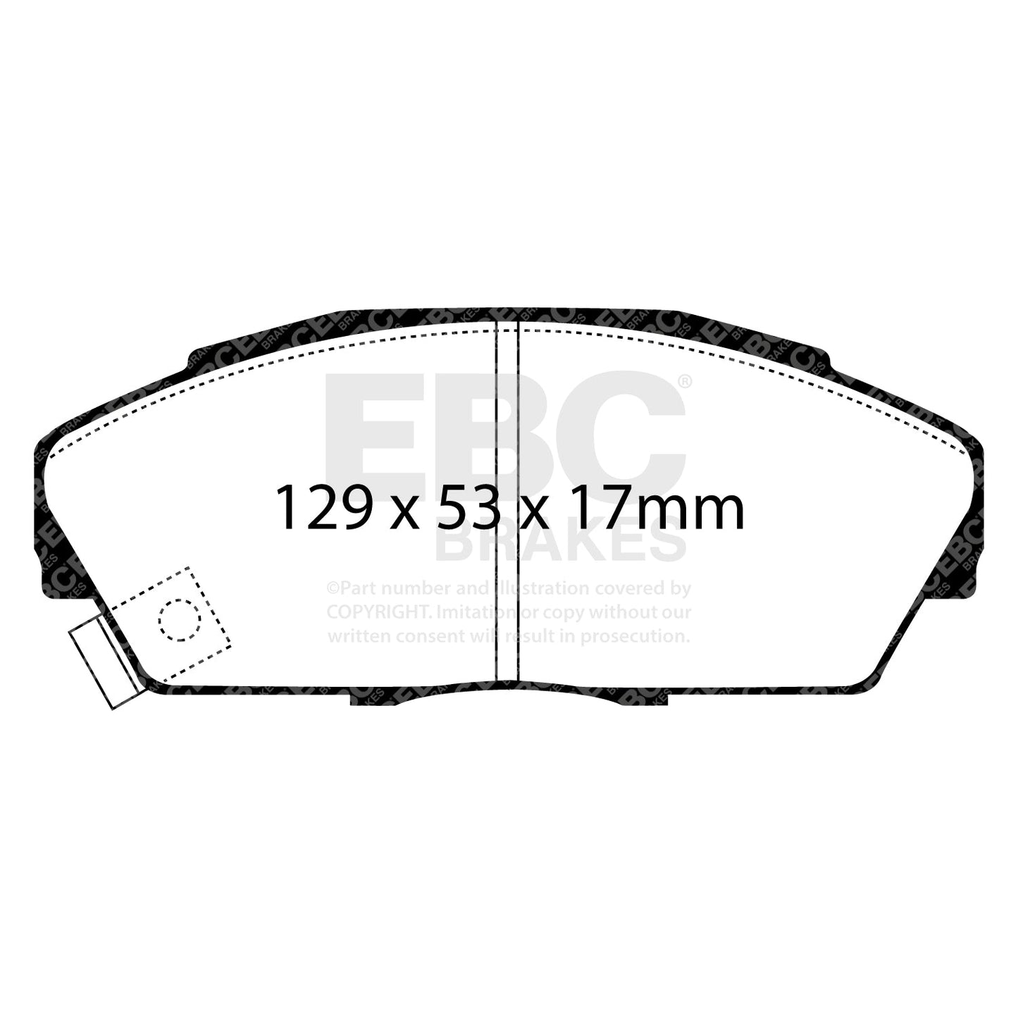 EBC Brakes Pad and Disc Kit (PD11KF1015)
