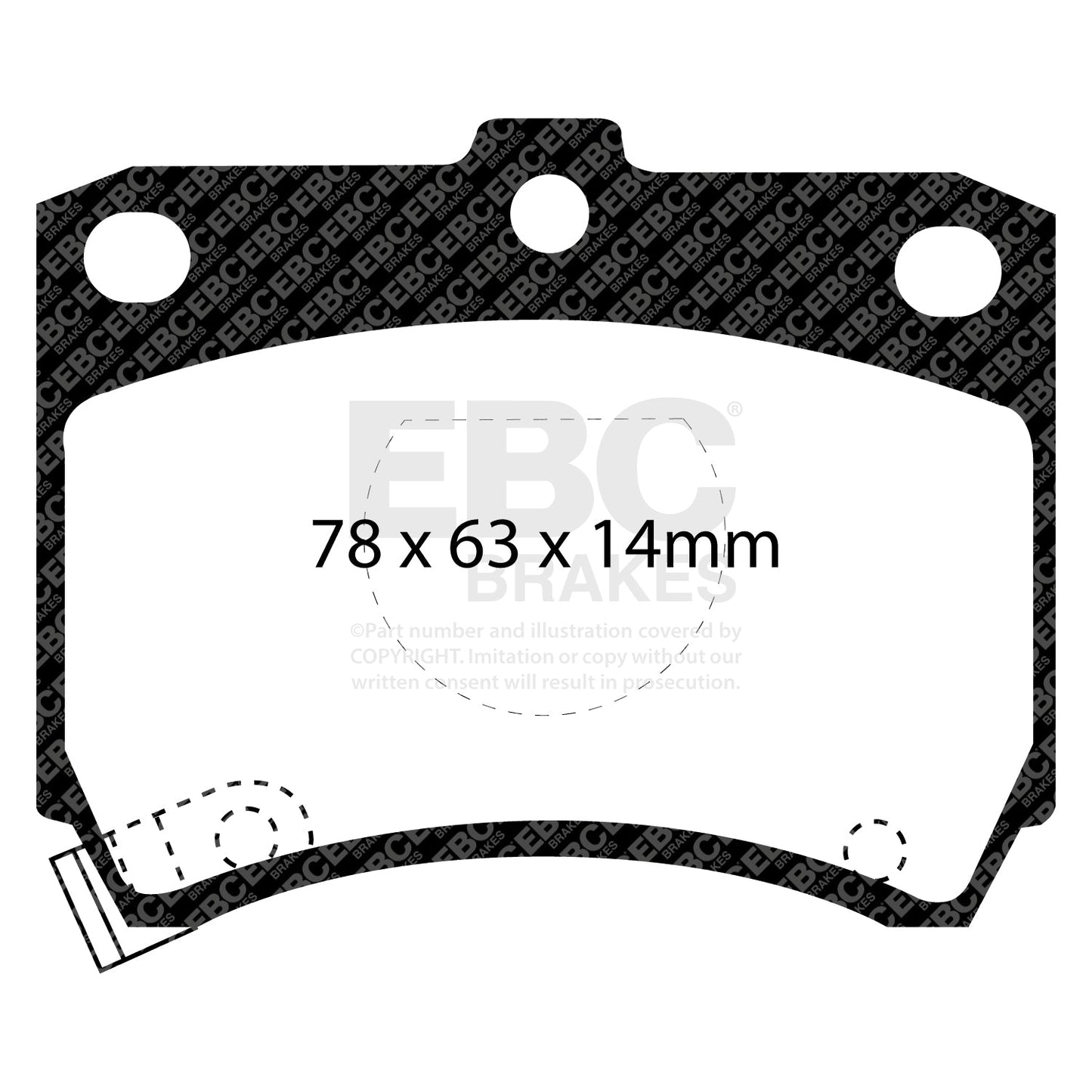 EBC Brakes Pad and Disc Kit (PDKF1020)