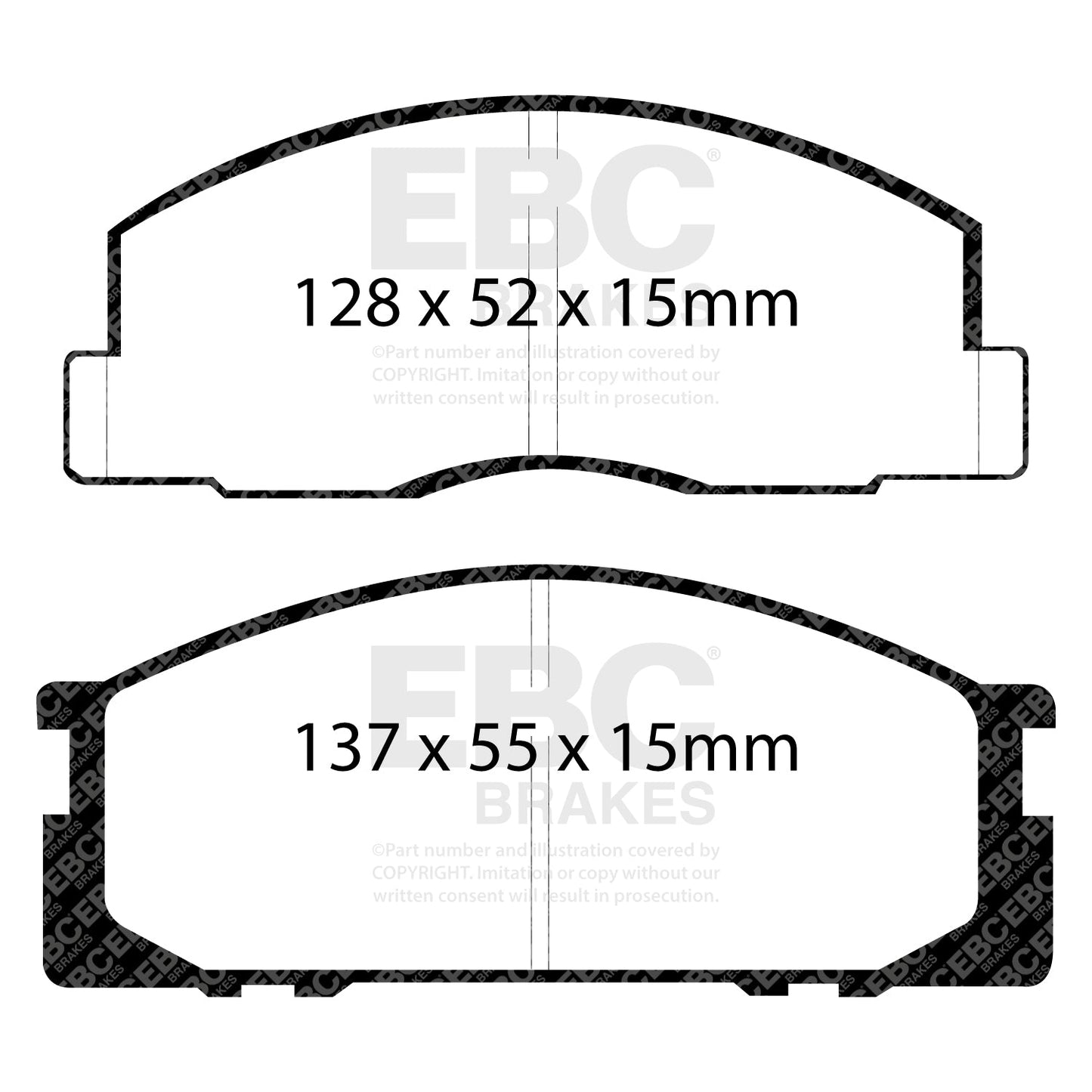 EBC Brakes Pad and Disc Kit (PDKF2005)
