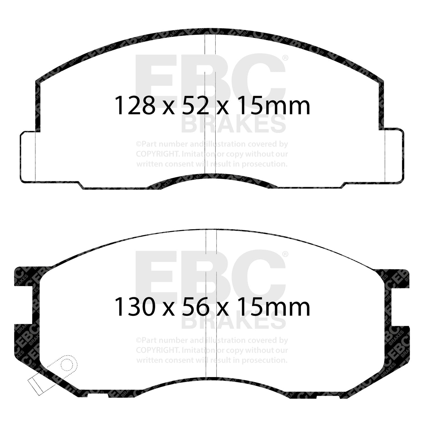 EBC Brakes Pad and Disc Kit (PDKF2041)