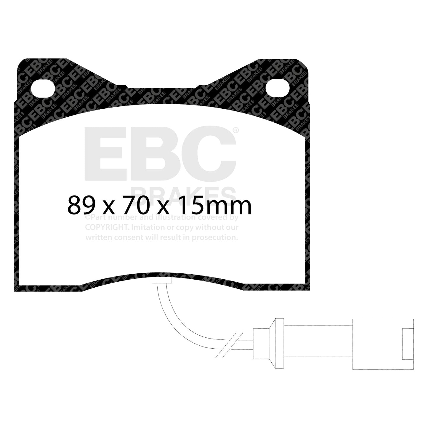EBC Brakes Pad and Disc Kit (PD04KF1028)