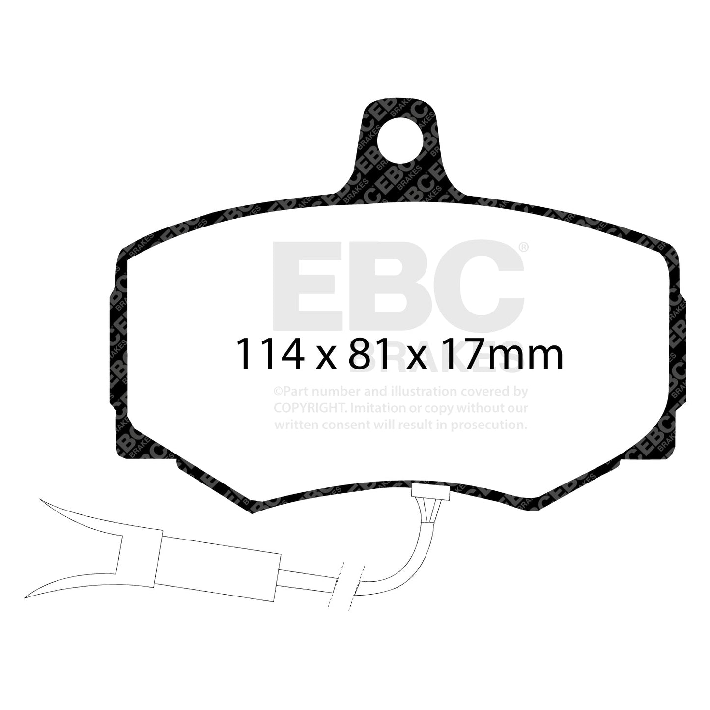 EBC Brakes Pad and Disc Kit (PDKF596)