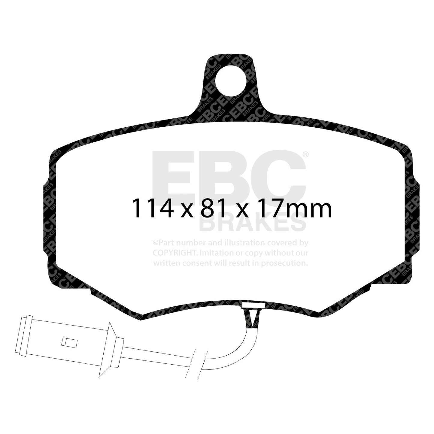 EBC Brakes Pad and Disc Kit (PDKF595)