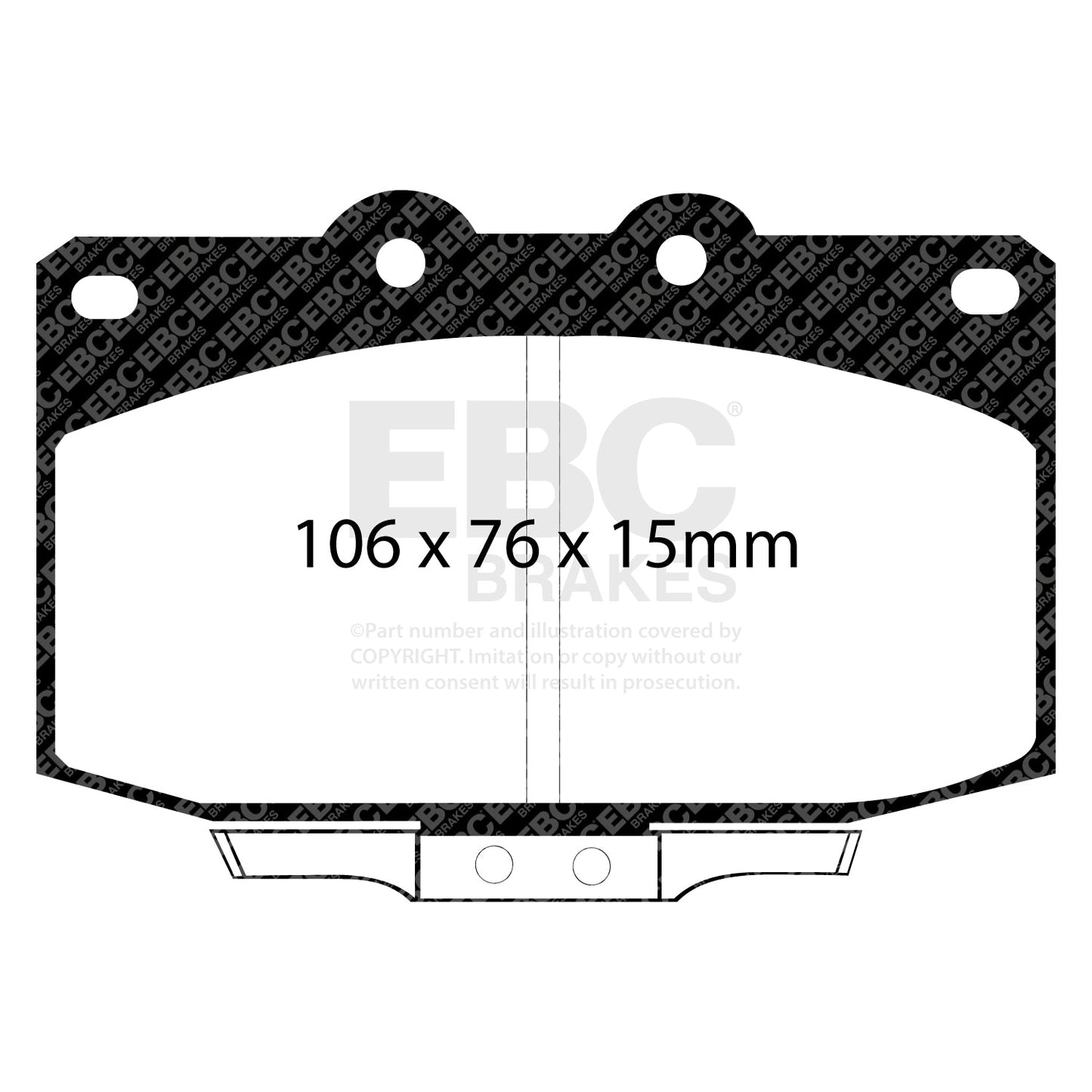 EBC Brakes Pad and Disc Kit (PD03KF697)