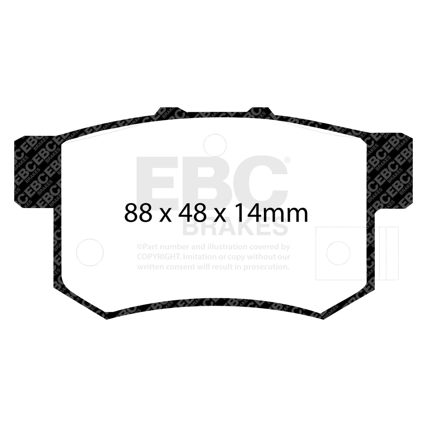 EBC Brakes Pad and Disc Full vehicle Kit (PD40K815)