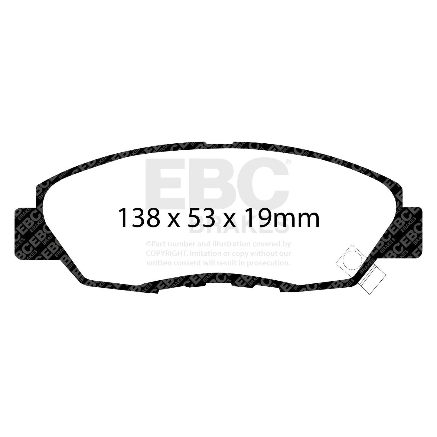 EBC Brakes Pad and Disc Kit (PDKF837)