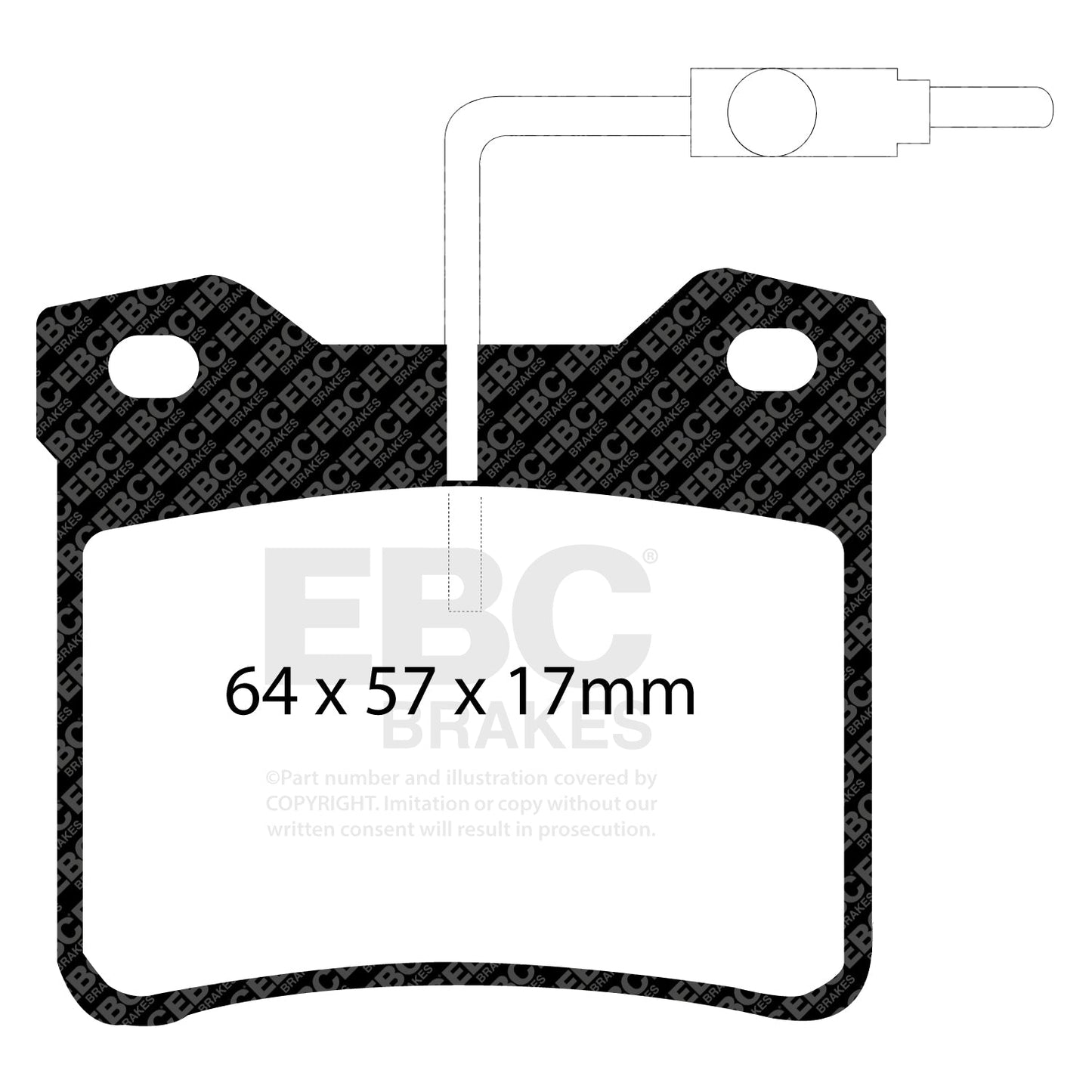 EBC Brakes Pad and Disc Kit (PDKR727)