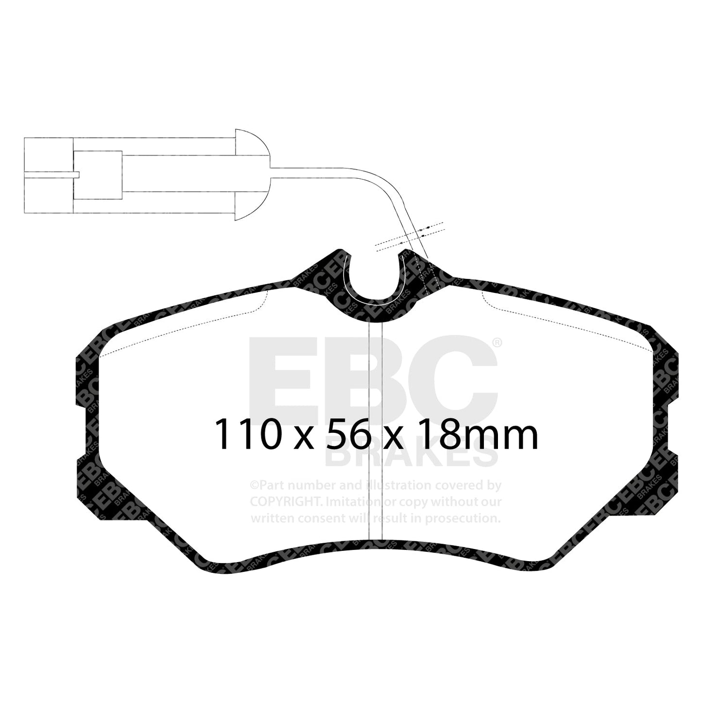 EBC Brakes Pad and Disc Kit (PDKF632)