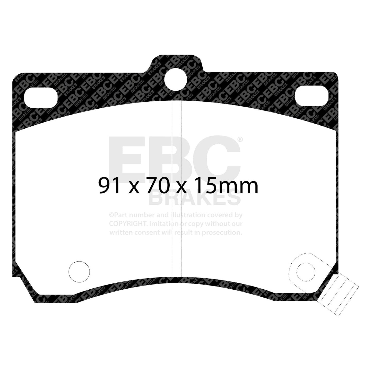 EBC Brakes Pad  and  Disc Kit (PD01KF875)