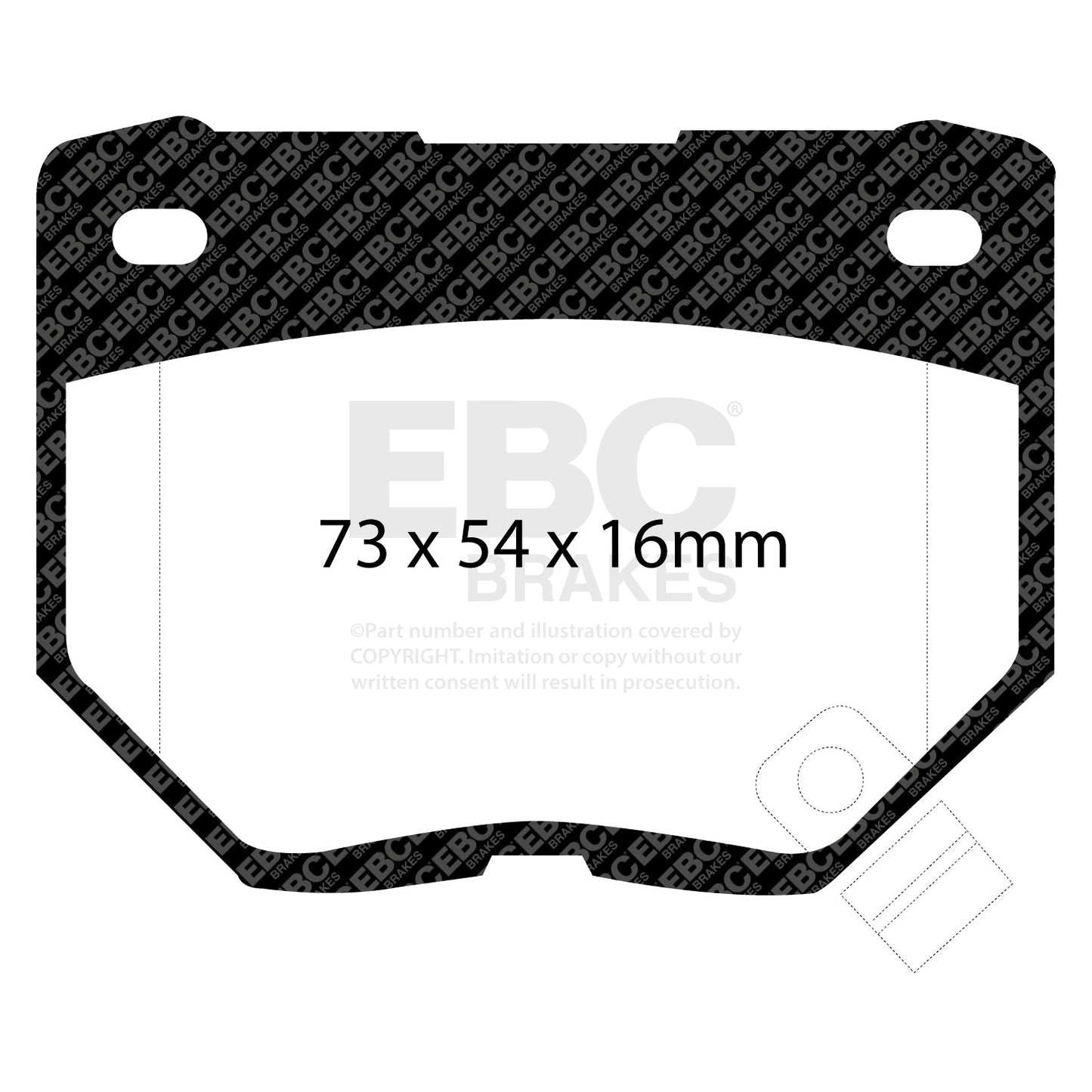 EBC Brakes Pad  and  Disc Kit (PD02KR306)