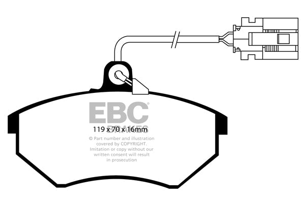 EBC Brakes Pad and Disc Kit (PDKF2098)