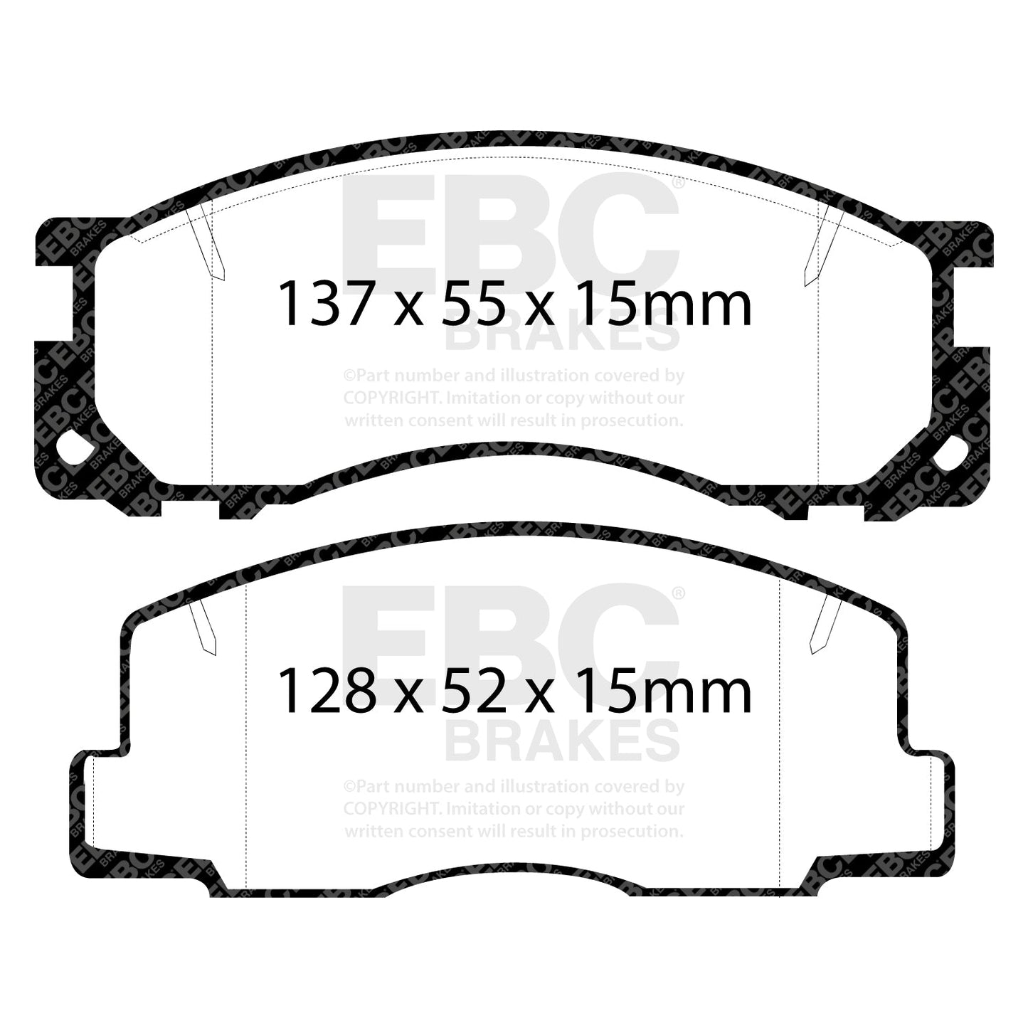 EBC Brakes Pad and Disc Kit (PDKF1966)