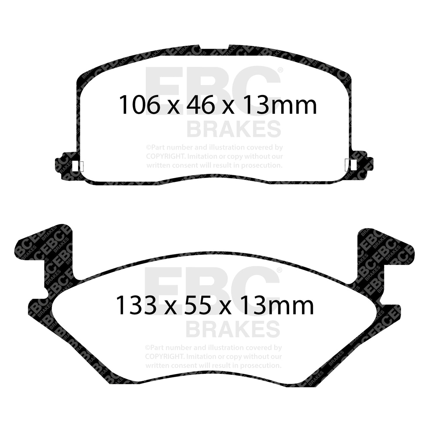 EBC Brakes Pad and Disc Kit (PDKF2013)