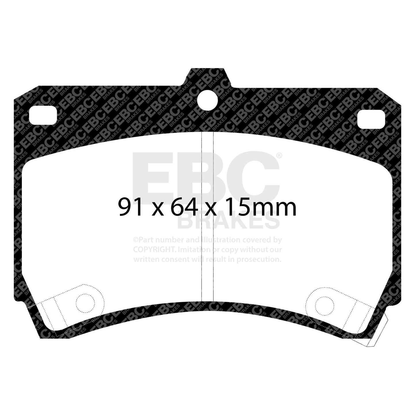 EBC Brakes Pad and Disc Kit (PD03KF618)