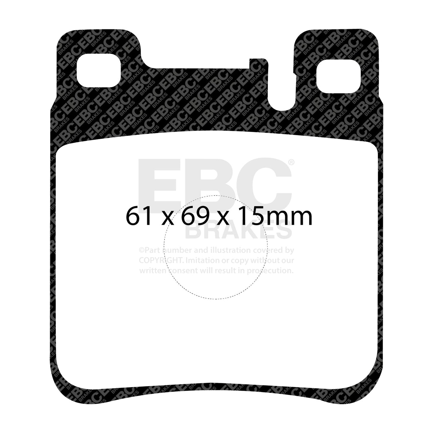 EBC Brakes Pad  and  Disc Kit (PD01KR523)