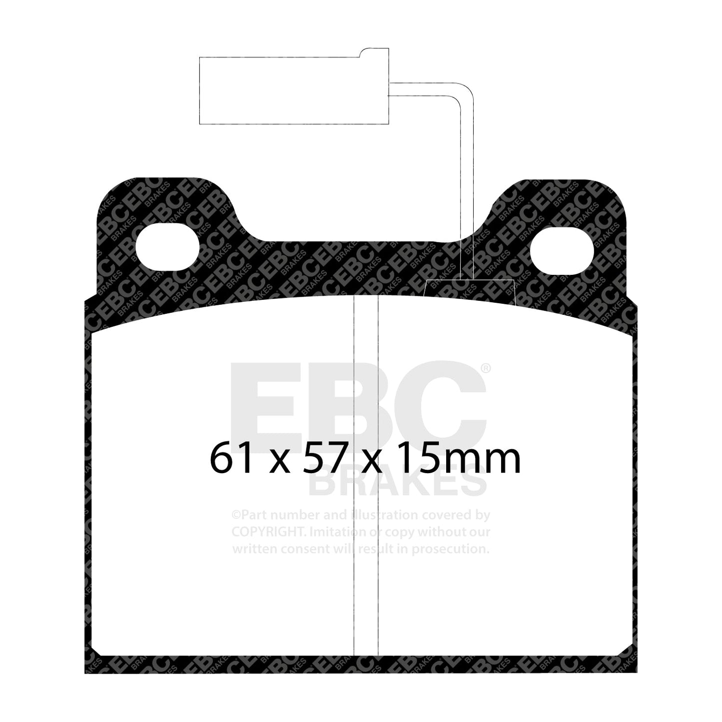 EBC Brakes Pad and Disc Kit (PDKF015)