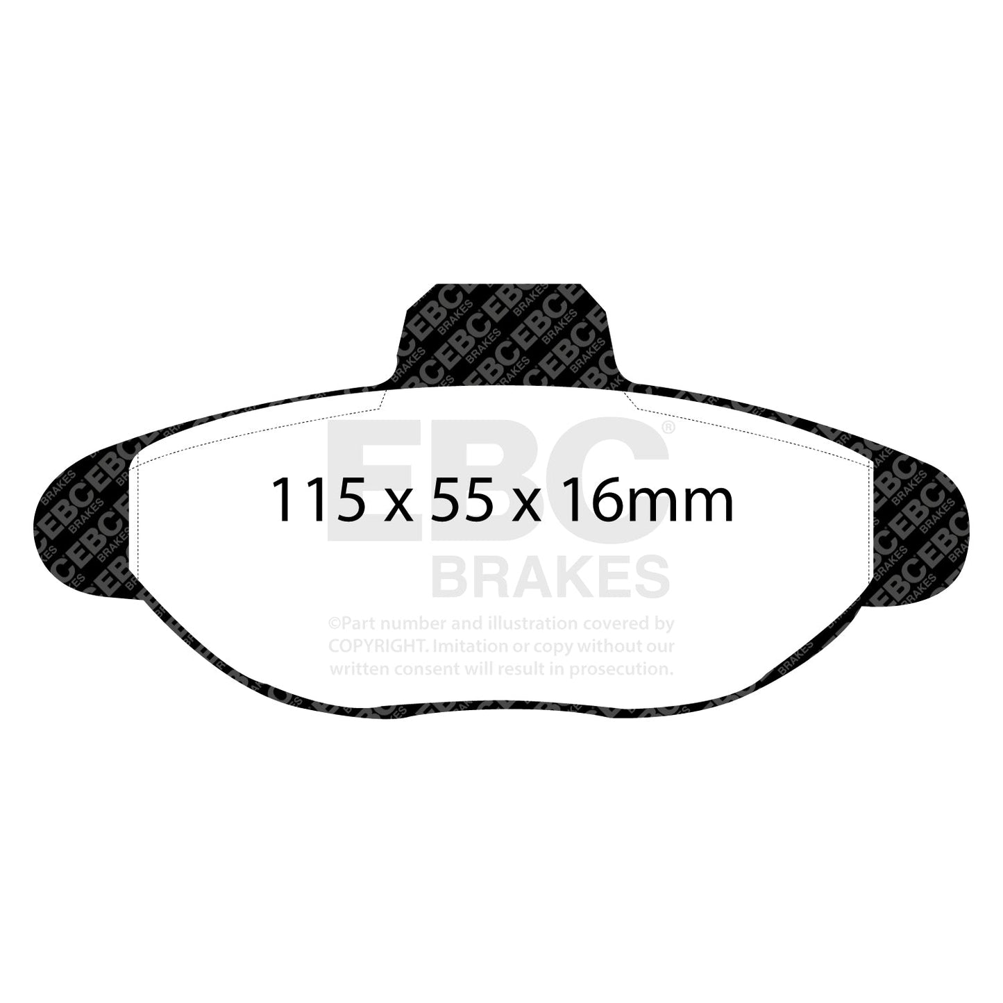 EBC Brakes Pad and Disc Kit (PDKF624)