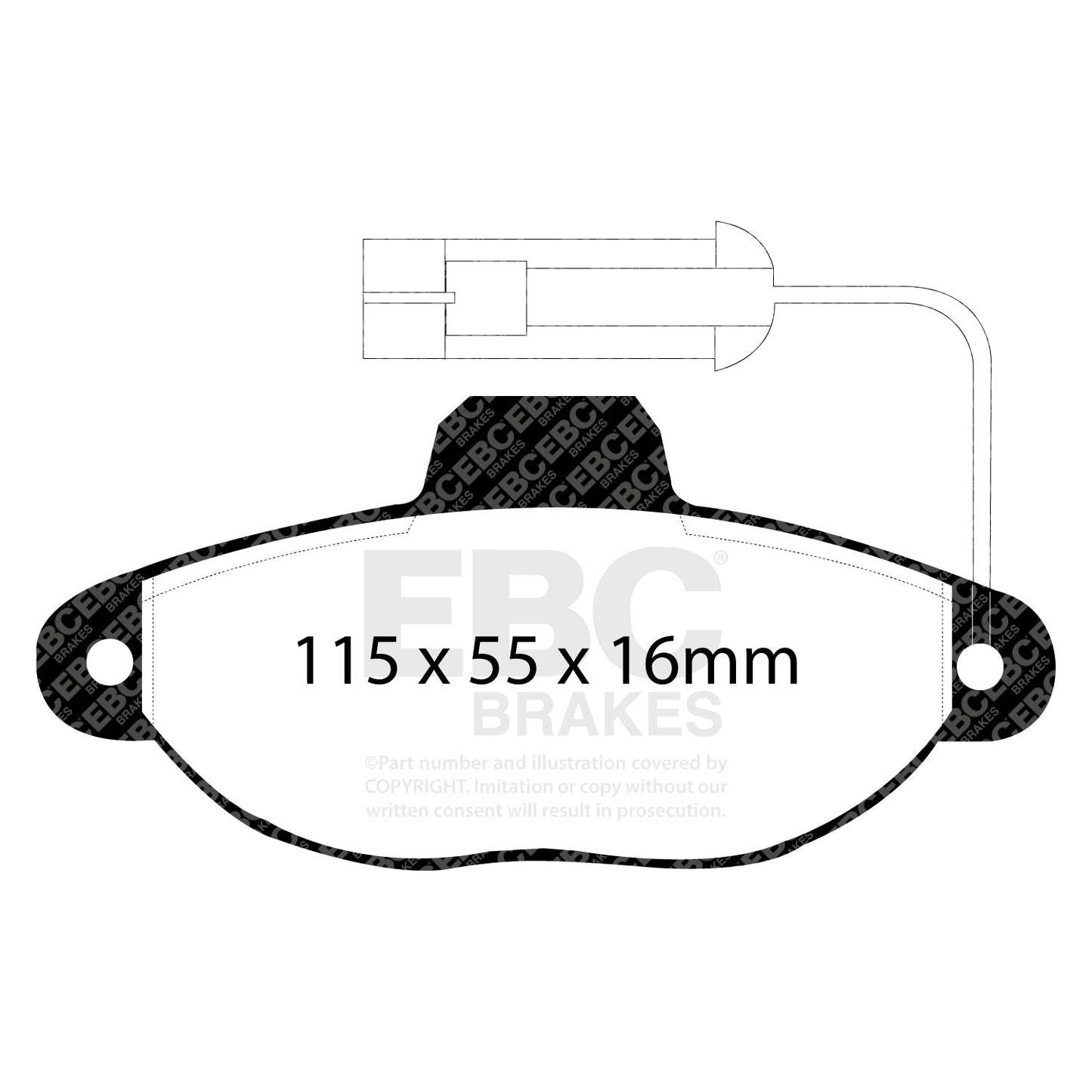 EBC Brakes Pad and Disc Kit (PDKF645)