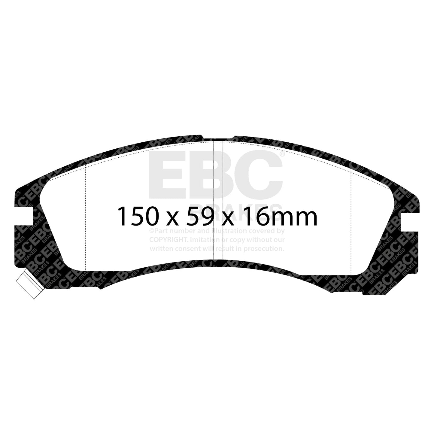 EBC Brakes Pad and Disc Kit (PD03KF832)